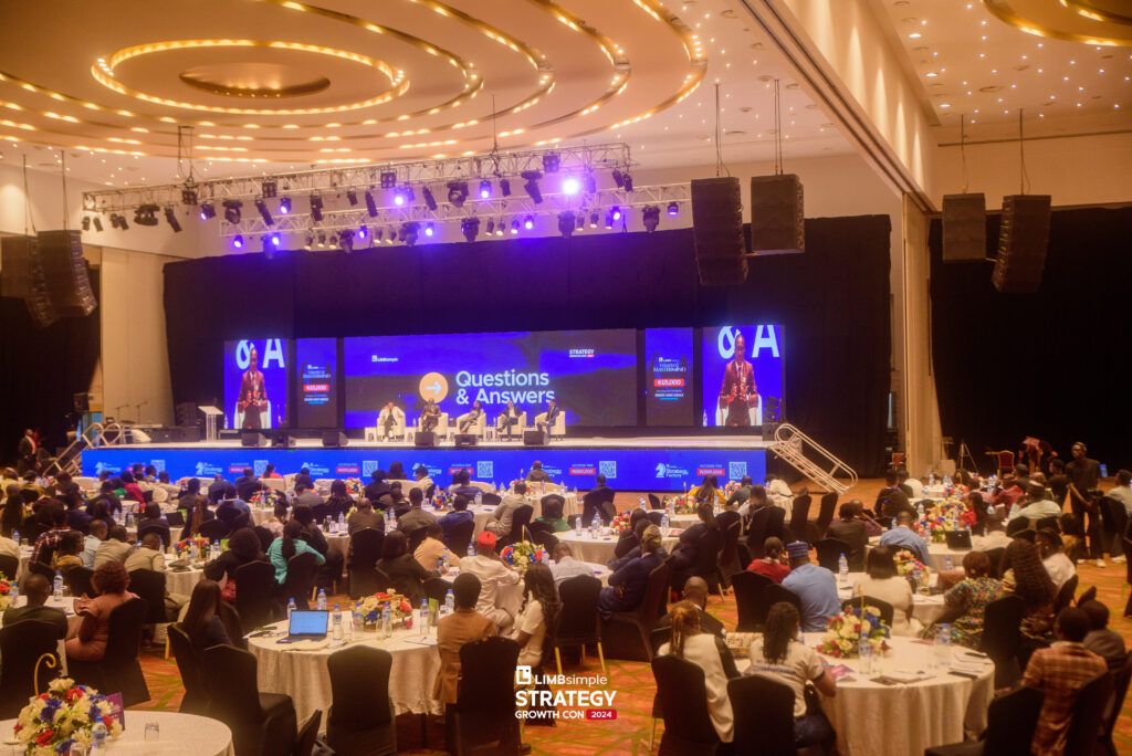 LIMBsimple Strategy Growth Convention 2025 banner in Lagos, Nigeria
